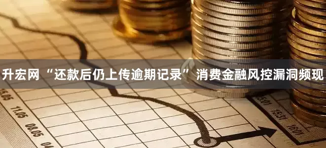升宏网 “还款后仍上传逾期记录” 消费金融风控漏洞频现